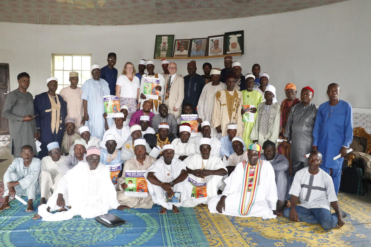 Image 2 - A group photograph of the Chief, Villag Heads and the LIGHT consortium team during the engagement